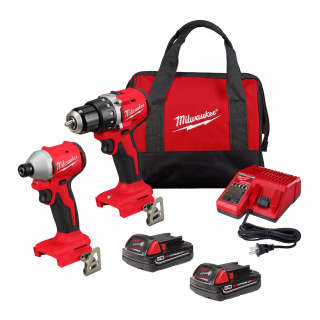Milwaukee M18 Compact Brushless 2-Tool Combo Kit